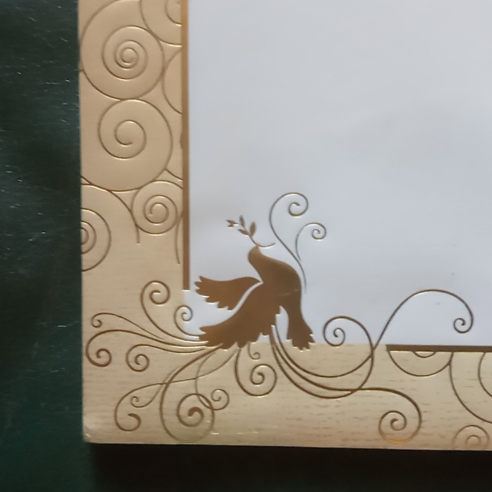 Gold Foil Letterhead - 40 count
